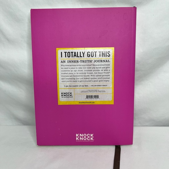 Knock Knock I Totally Got This Inner-Truth Journal Paperback . - Picture 2 of 8